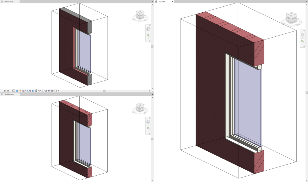 Revit family - Single casement window by Andersen - Screenshot 2
